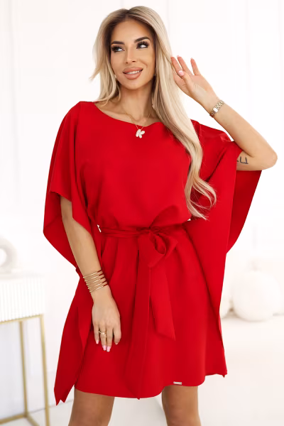 Sukienka Model Sofia 287-35 Red - Numoco — zdjęcie 1