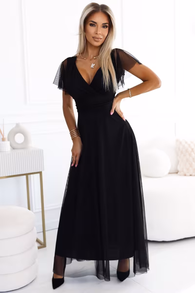 Sukienka Model Nastia 562-3 Black - Numoco — zdjęcie 1