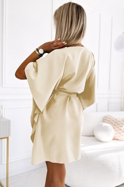 Sukienka Model Sofia 287-28 Beige - Numoco — zdjęcie 3