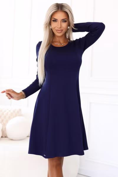 Sukienka Model 567-2 Navy - Numoco — zdjęcie 1