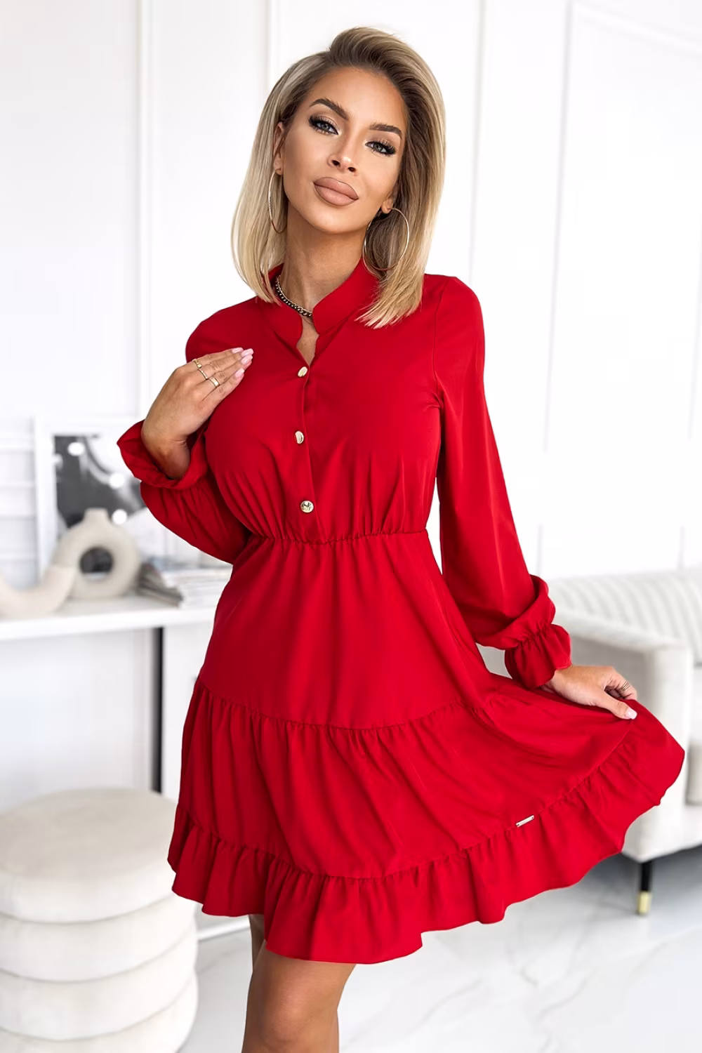 Sukienka Model 395-1 Red - Numoco