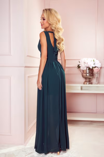 Sukienka Model Justine 362-2 Green - Numoco — zdjęcie 2