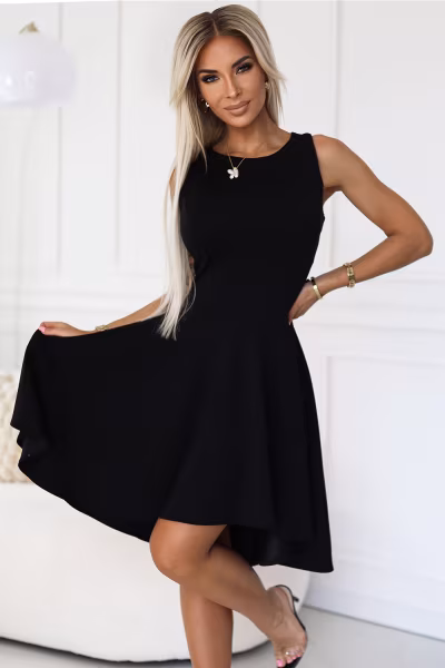 Sukienka Model 575-1 Black - Numoco — zdjęcie 3