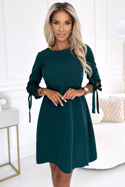 Sukienka Model Alice 195-11 Bottle Green - Numoco — zdjęcie 1