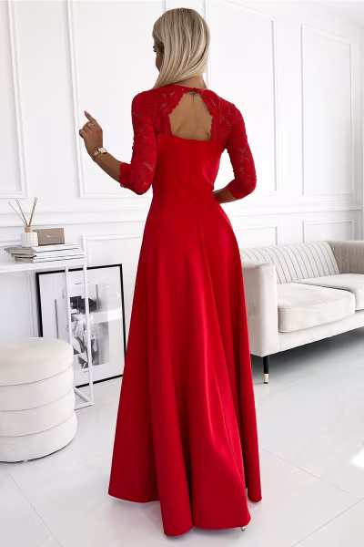 Sukienka Model Amber 309-8 Red - Numoco — zdjęcie 2
