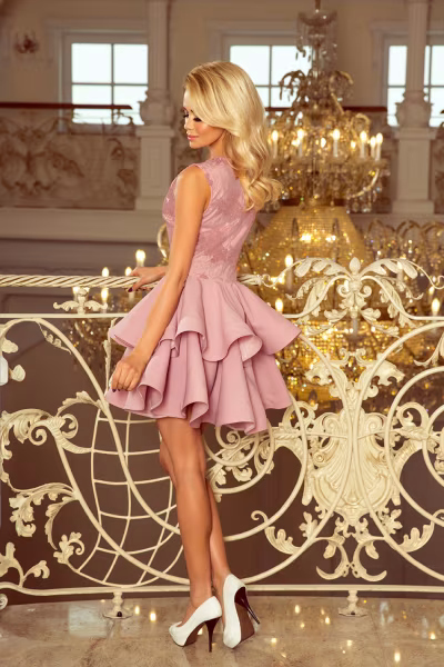 Sukienka Model Charlotte 200-10 Lila - Numoco — zdjęcie 3