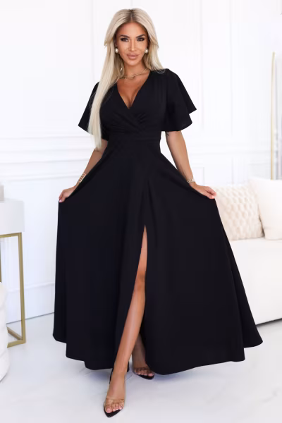 Sukienka Model Jennifer 581-7 Black - Numoco — zdjęcie 1