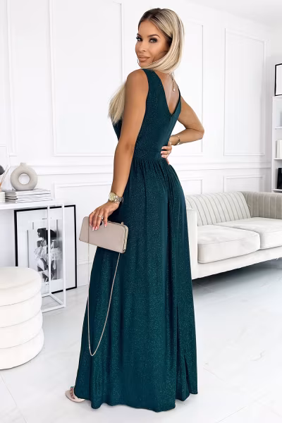 Sukienka Model Louise 467-1 Green - Numoco — zdjęcie 2