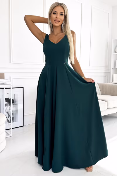 Sukienka Model Cindy 246-5 Green - Numoco — zdjęcie 1