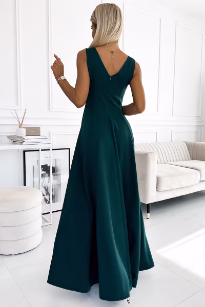Sukienka Model Cindy 246-5 Green - Numoco — zdjęcie 2