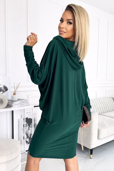 Sukienka Model 400-1 Green - Numoco — zdjęcie 3