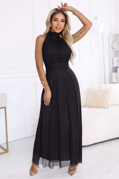 Sukienka Model Veronica 636-3 Black - Numoco — zdjęcie 1
