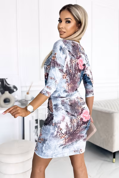 Sukienka Model 13-155 Flowers - Numoco — zdjęcie 3