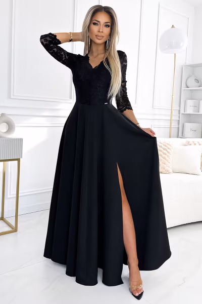 Sukienka Model Amber 309-11 Black - Numoco — zdjęcie 1