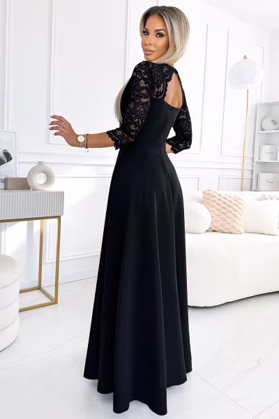 Sukienka Model Amber 309-11 Black - Numoco — zdjęcie 2