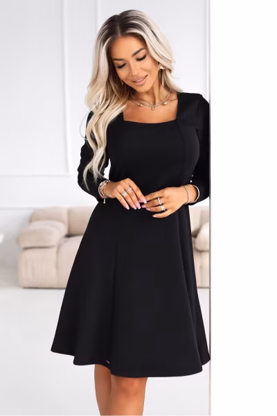 Sukienka Model Ivana 574-3 Black - Numoco — zdjęcie 1
