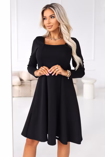 Sukienka Model Ivana 574-3 Black - Numoco — zdjęcie 2