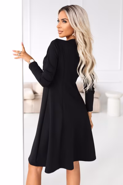 Sukienka Model Ivana 574-3 Black - Numoco — zdjęcie 3