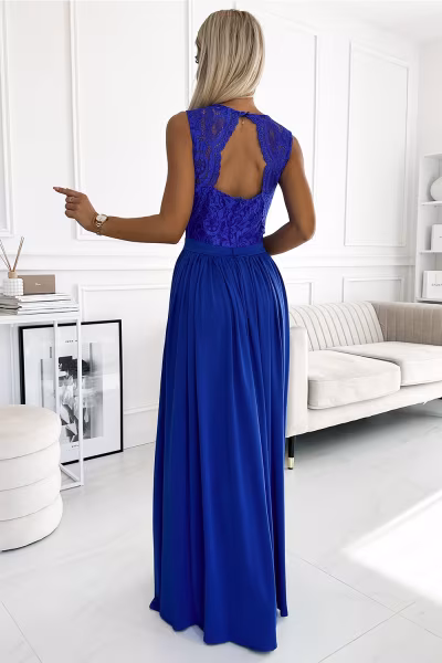 Sukienka Model Lea 211-7 Blue - Numoco — zdjęcie 2