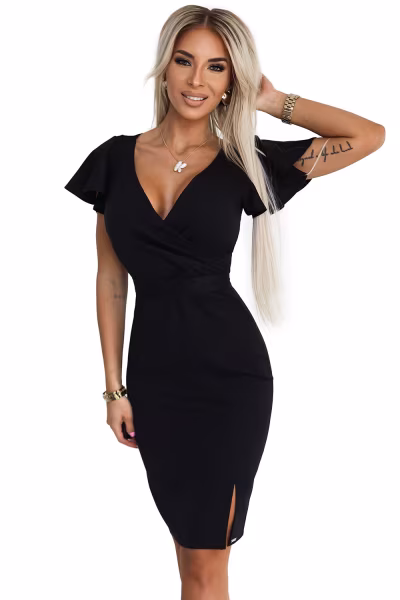 Sukienka Model Nina 479-9 Black - Numoco — zdjęcie 1