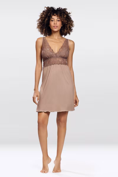 Koszulka Model Evelina Cappuccino - DKaren — zdjęcie 1