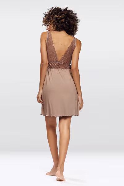 Koszulka Model Evelina Cappuccino - DKaren — zdjęcie 2