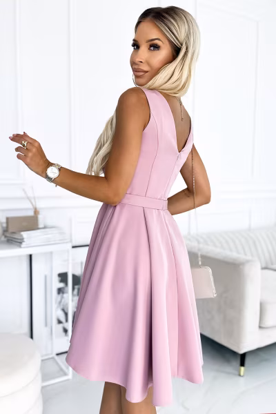 Sukienka Model Maya 478-2 Dirty Pink - Numoco — zdjęcie 3