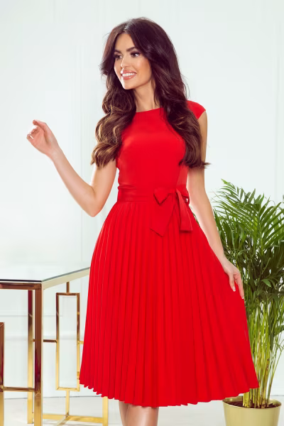 Sukienka Model Lila 311-1 Red - Numoco — zdjęcie 1