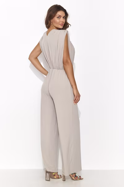 Kombinezon Damski Model NU480 Light Beige - Numinou — zdjęcie 2