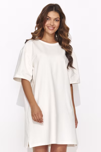 Sukienka Model NU474 Śmietana - Numinou — zdjęcie 1