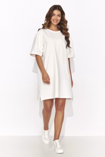 Sukienka Model NU474 Śmietana - Numinou — zdjęcie 2