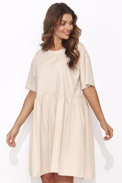 Sukienka Model NU470 Light Beige - Numinou — zdjęcie 1