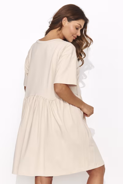 Sukienka Model NU470 Light Beige - Numinou — zdjęcie 3