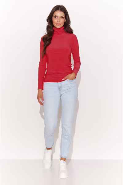 Bluzka Model NU460 Red - Numinou — zdjęcie 2