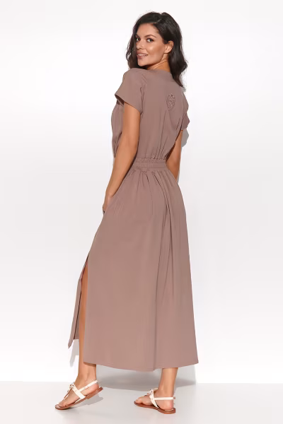 Sukienka Model NU425 Mocca - Numinou — zdjęcie 2