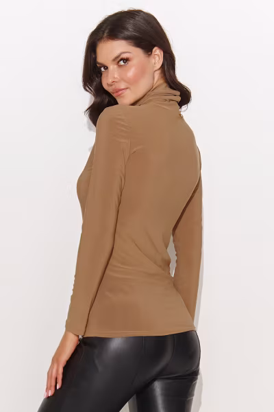 Bluzka Model NU460 Camel - Numinou — zdjęcie 3