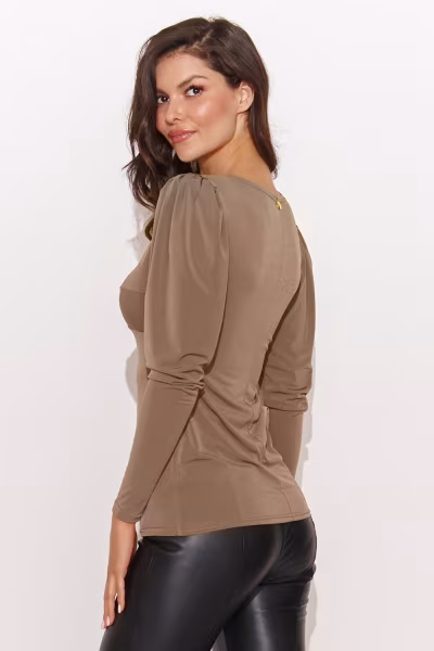 Bluzka Model NU461 Latte - Numinou — zdjęcie 3