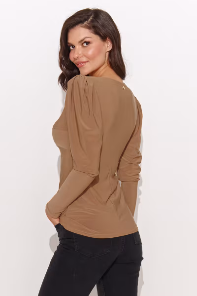 Bluzka Model NU461 Camel - Numinou — zdjęcie 3