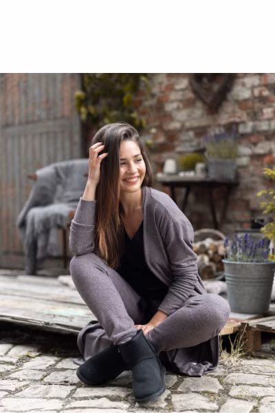 Sweter Kardigan Model Milee Brown - Sensis — zdjęcie 3