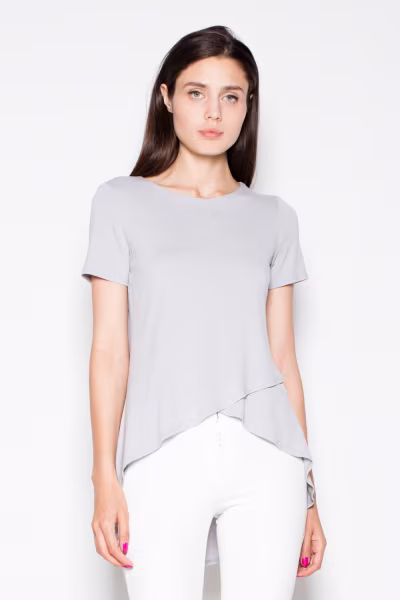 Bluzka Model VT085 Grey - Venaton — zdjęcie 1