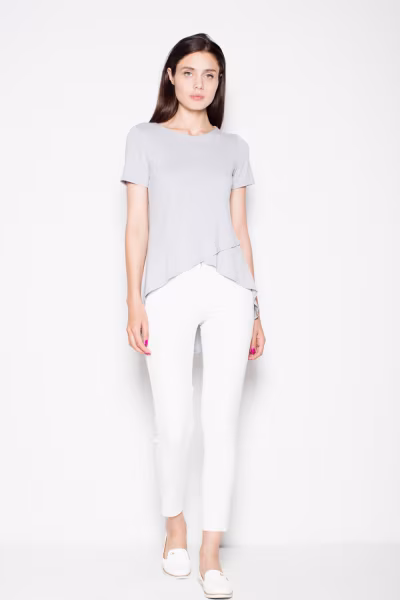 Bluzka Model VT085 Grey - Venaton — zdjęcie 2