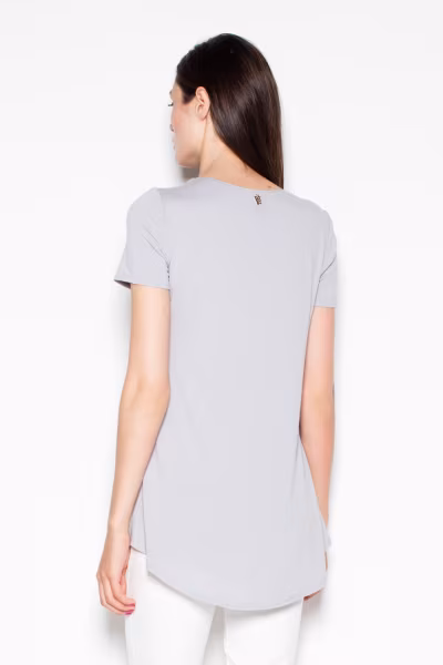 Bluzka Model VT085 Grey - Venaton — zdjęcie 3