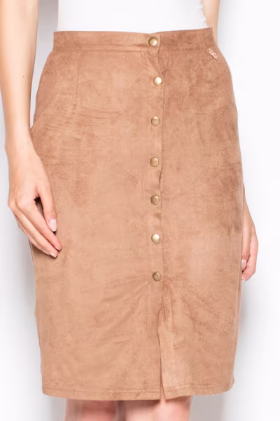 Spódnica Model VT049 Brown - Venaton — zdjęcie 1