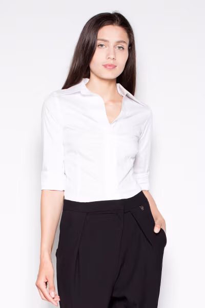 Koszula Damska Model VT028 White - Venaton — zdjęcie 1