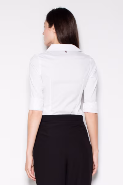 Koszula Damska Model VT028 White - Venaton — zdjęcie 3