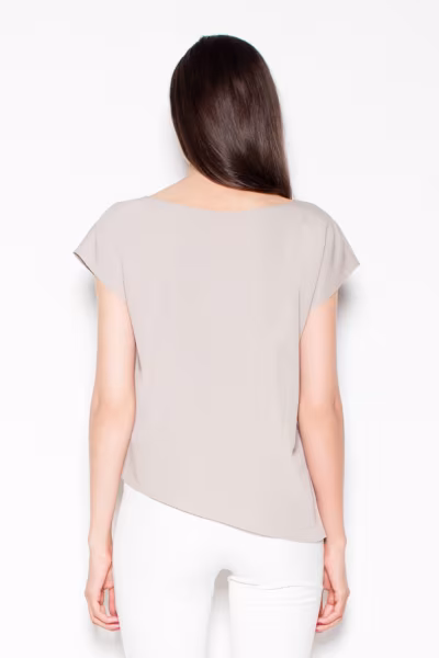 Bluzka Model VT008 Beige - Venaton — zdjęcie 3