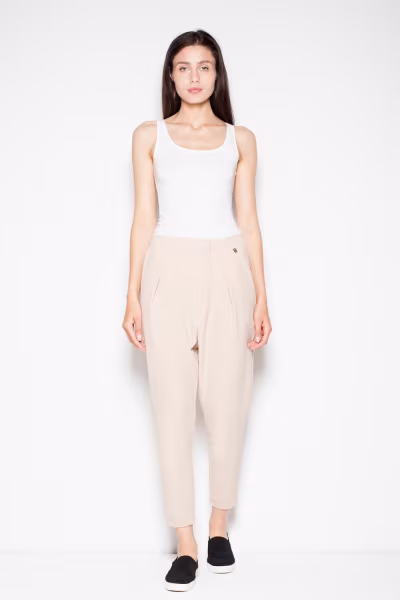 Spodnie Damskie Model VT047 Beige - Venaton — zdjęcie 2