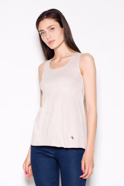 Koszulka Top Model VT001 Beige - Venaton — zdjęcie 1
