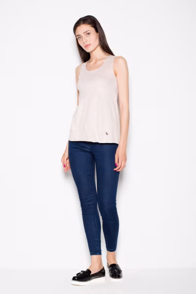 Koszulka Top Model VT001 Beige - Venaton — zdjęcie 2