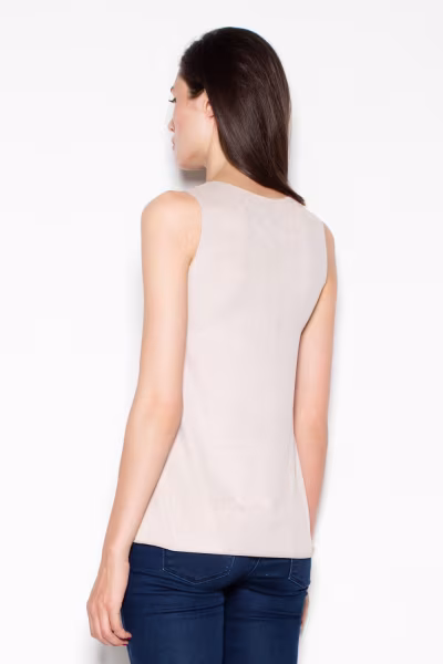 Koszulka Top Model VT001 Beige - Venaton — zdjęcie 3